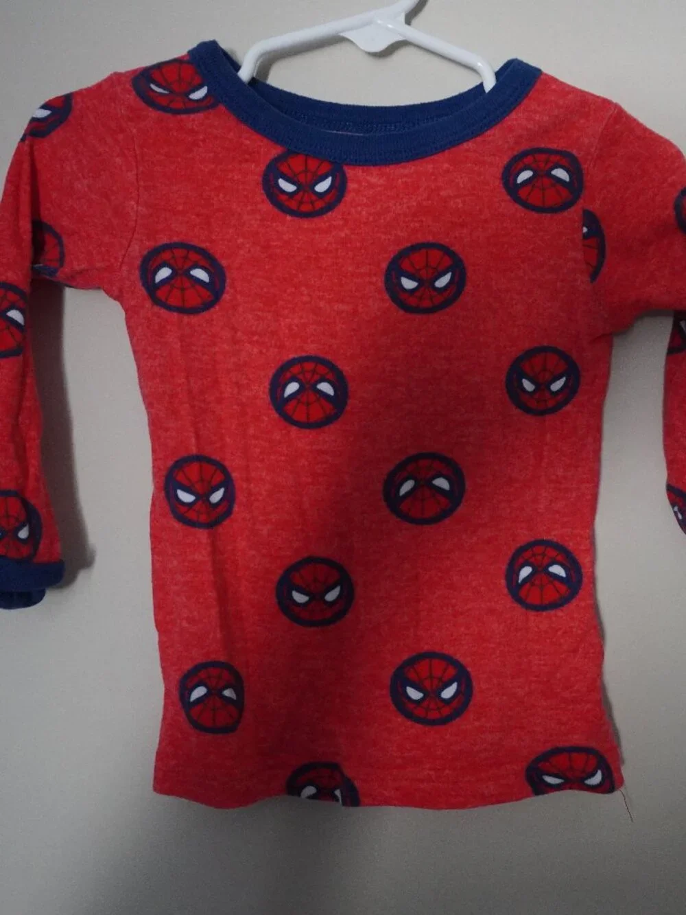 Marvel Red and Navy Spider-Man Kids Pajama Top